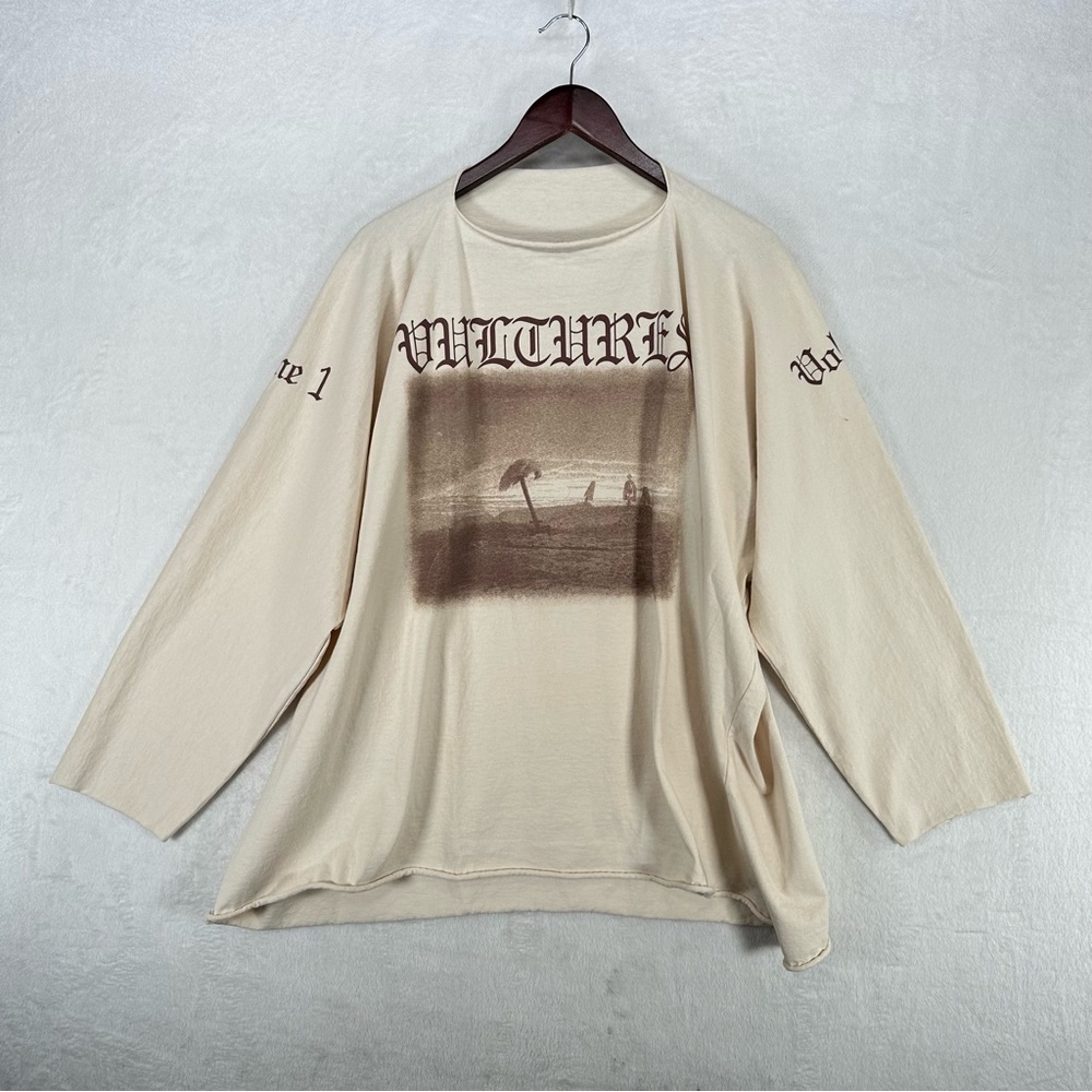 Yeezy SET shirt & Pants Mens Size 3 XL Cream YZY Vultures Vol 1 Sweatshirt